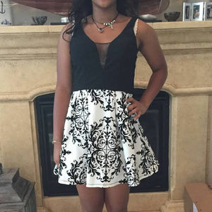 Black and White Dress